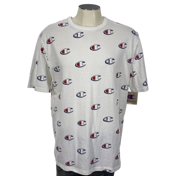 Champion Heritage All Over Print T Shirt - Picture 1 of 3